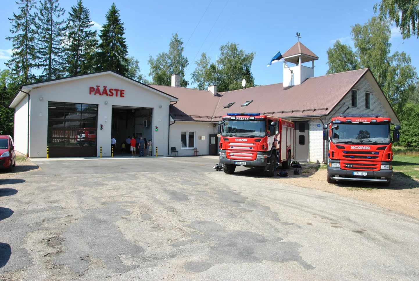 Neljapäeval avati Viljandi vallas Mustla komandohoone juurdeehitis.