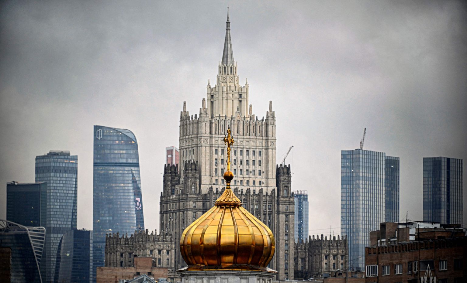 Venemaa välisministeeriumi kõrghoone Moskvas. Foto on illustratiivne.