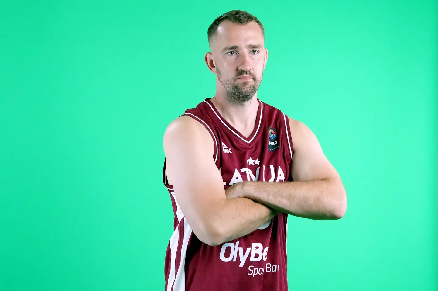 Latvijas vīriešu 3x3 basketbola izlases spēlētājs Rihards Kuksiks.
