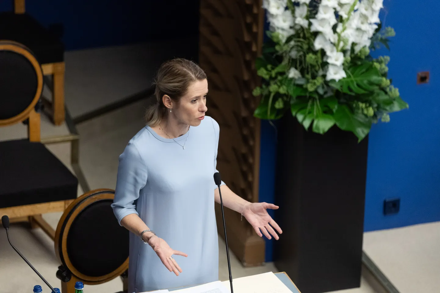 Kaja Kallas riigikogus.