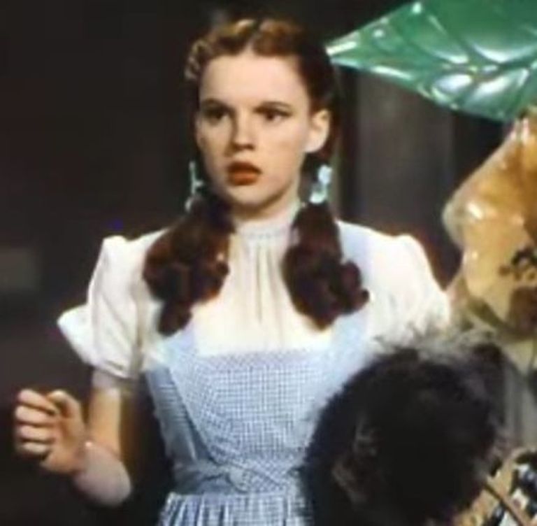 Джуди Гарланд в фильме «Волшебник страны Оз», 1939 год.