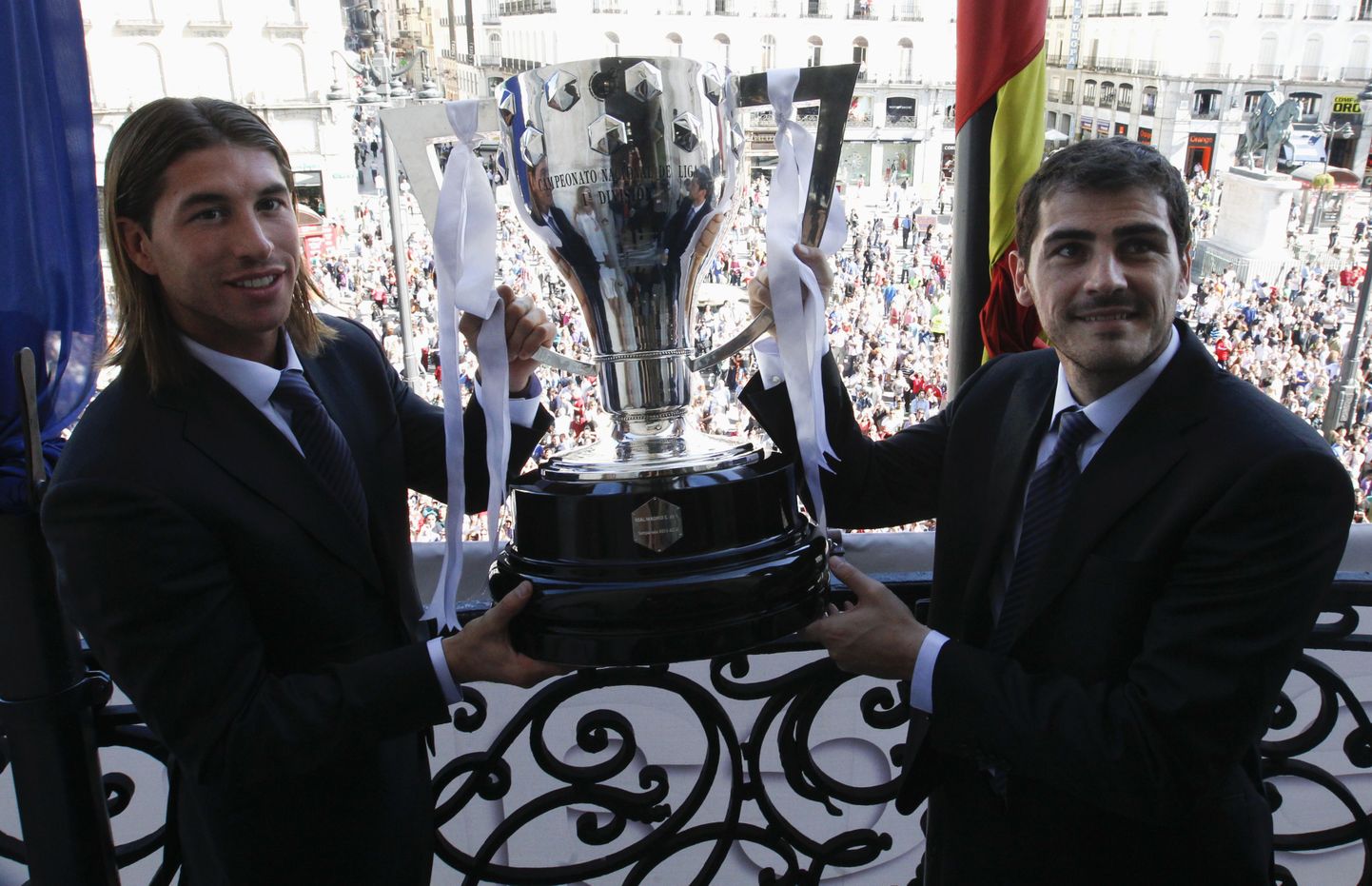 Iker Casillas (paremal) ja Sergio Ramos
