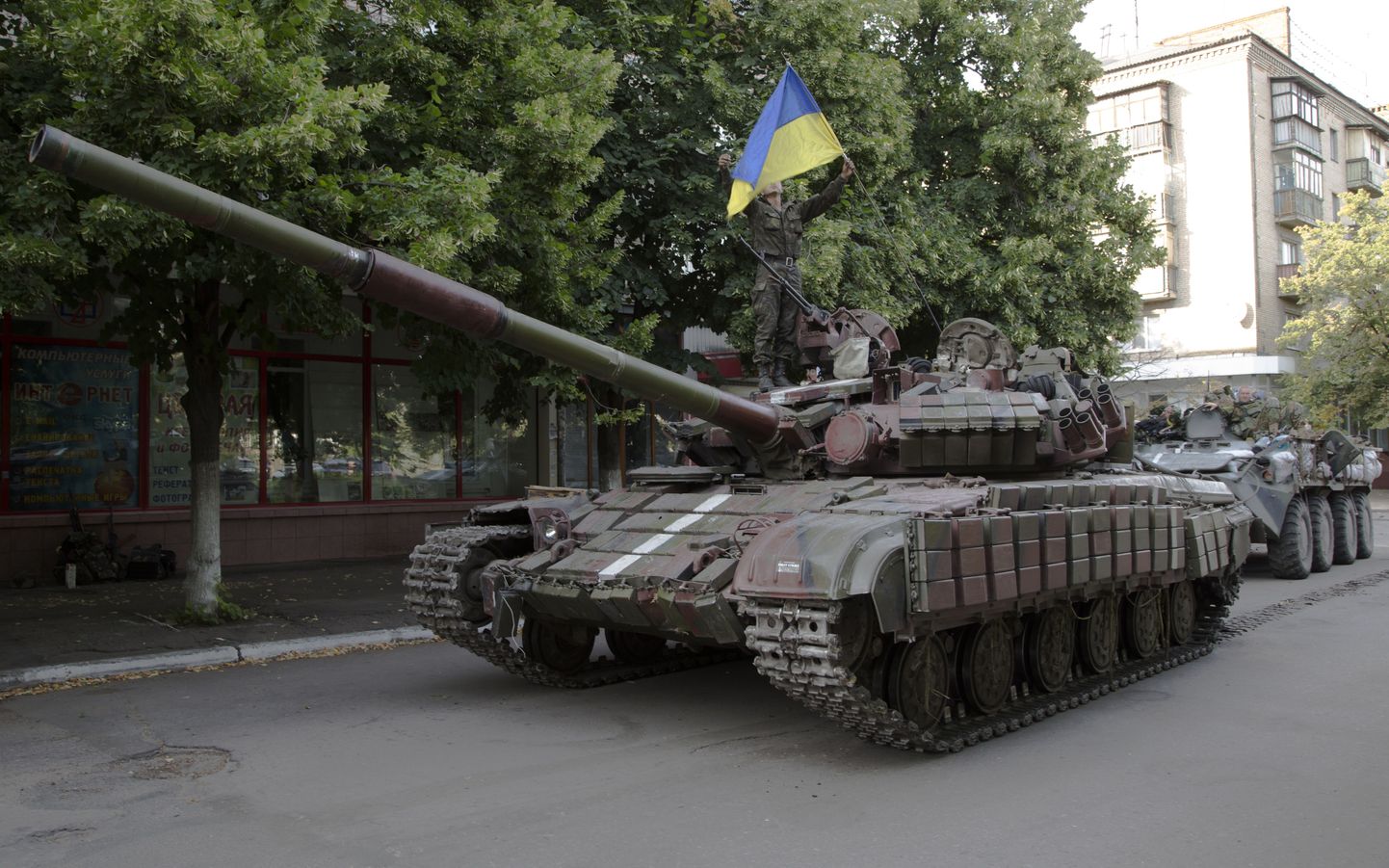 Иллюстративное фото. Танк украинской армии.
