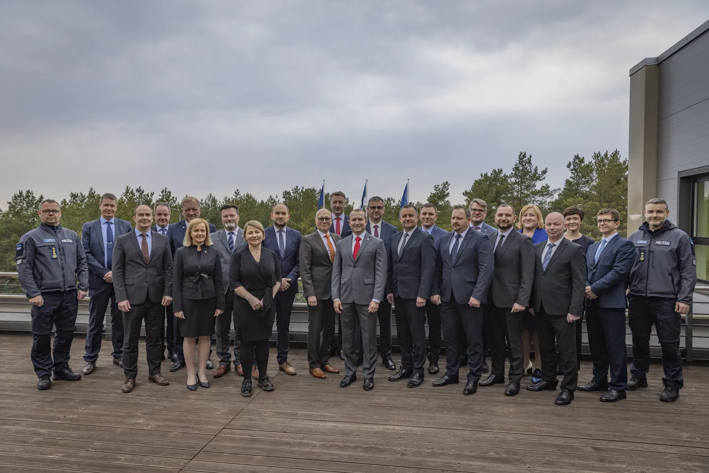 Politsei- ja piirivalvejuhid Saaremaal