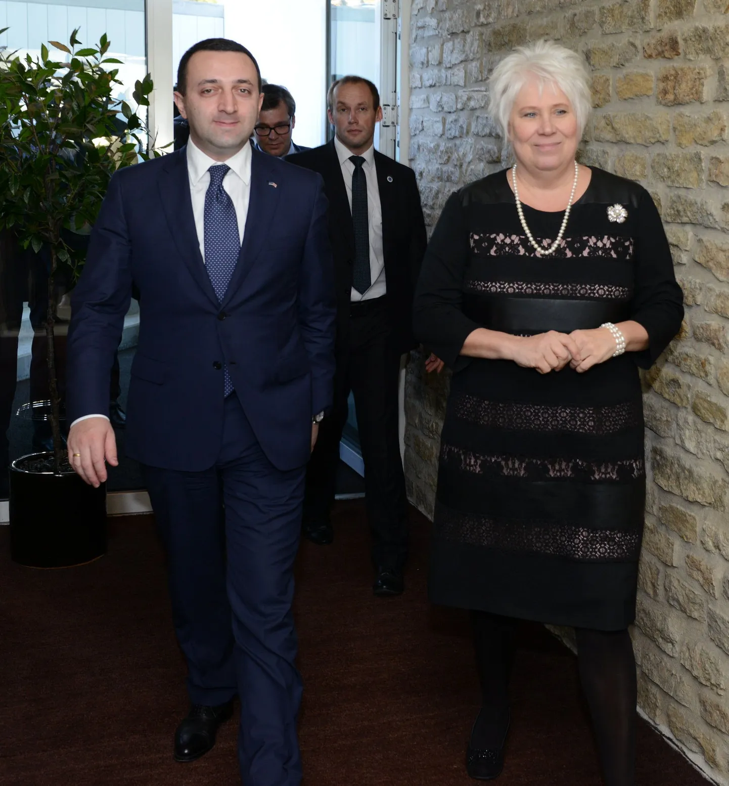 Kaljurand ja Garibašvili.