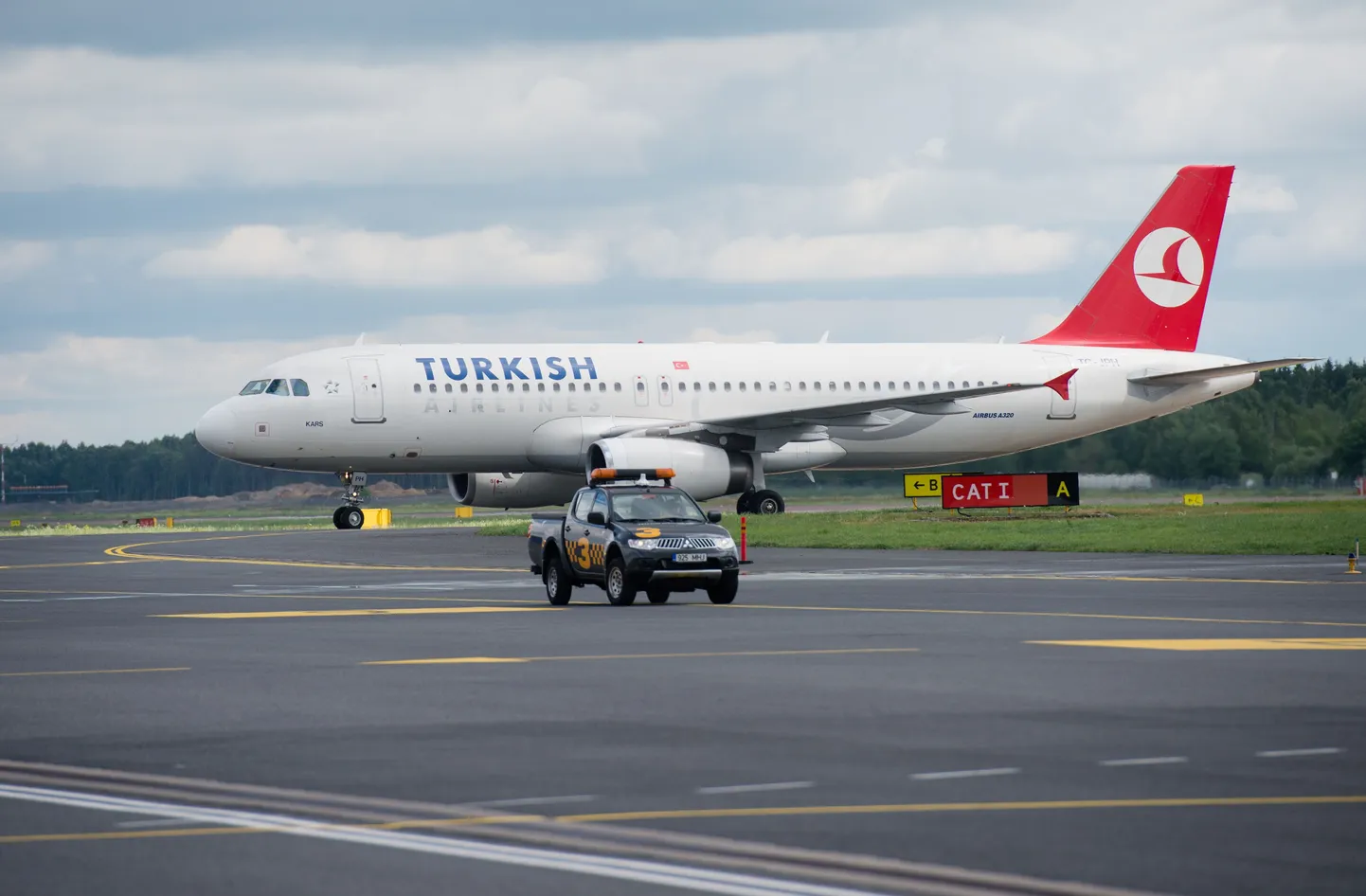 Самолет Turkish Airlines.