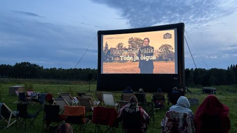 PILDID JA VIDEO ⟩ Öösel nägi Vargamäel korralikku kino