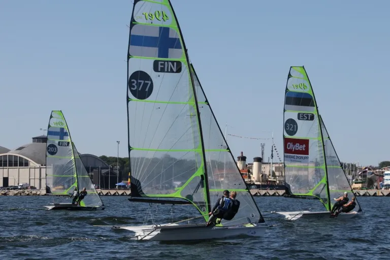 49er klass 2019. aasta Tallinn Race'il Lennusadamas