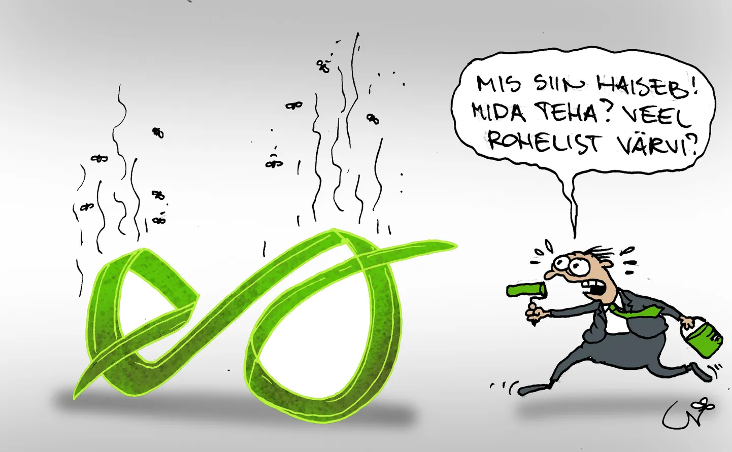 Urmas Nemvalts joonistab.