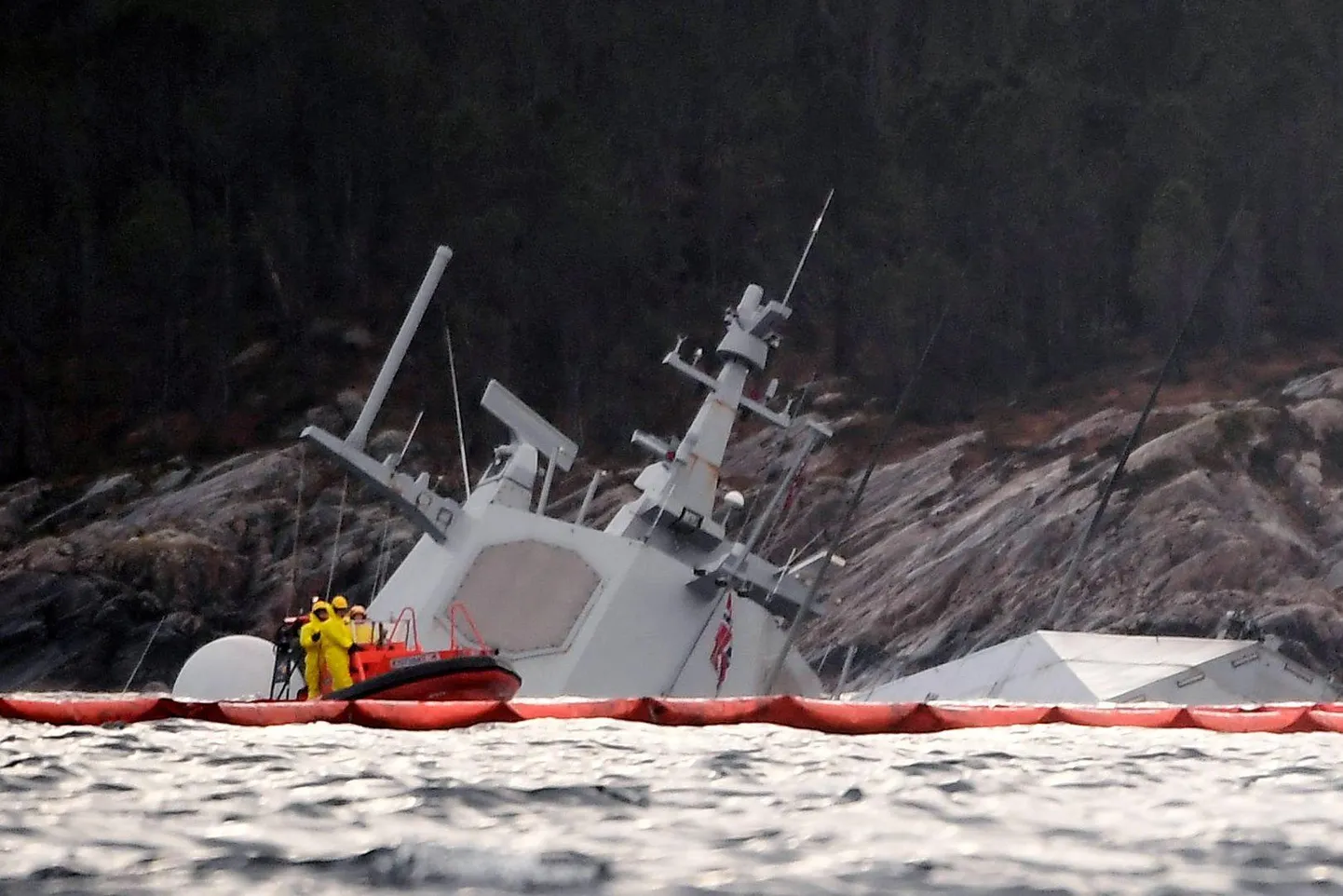 Norra fregatt KNM Helge Ingstad.