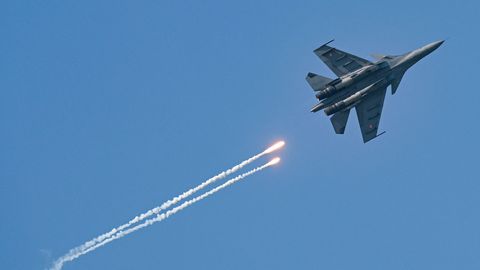 В Карелии разбился российский истребитель Су-30