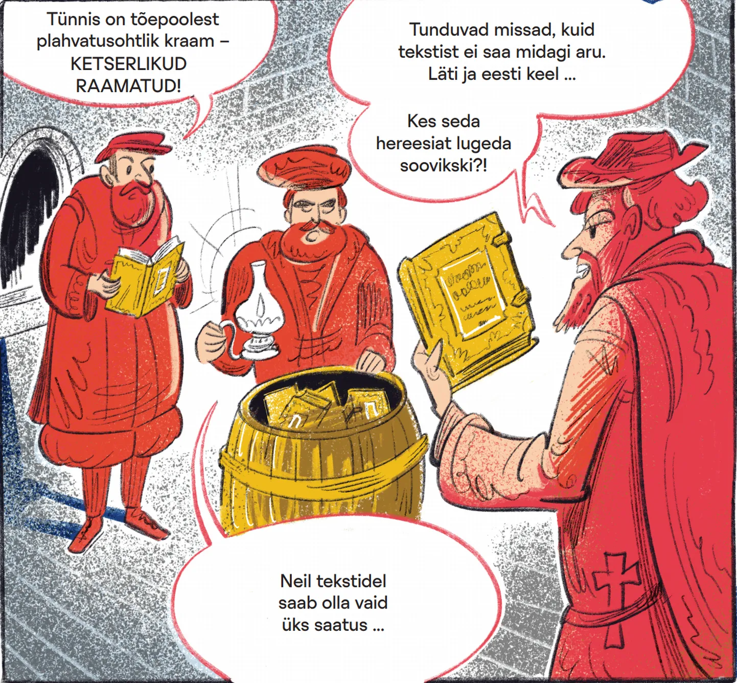 Pilt Joonas Sildre koomiksinäituselt.