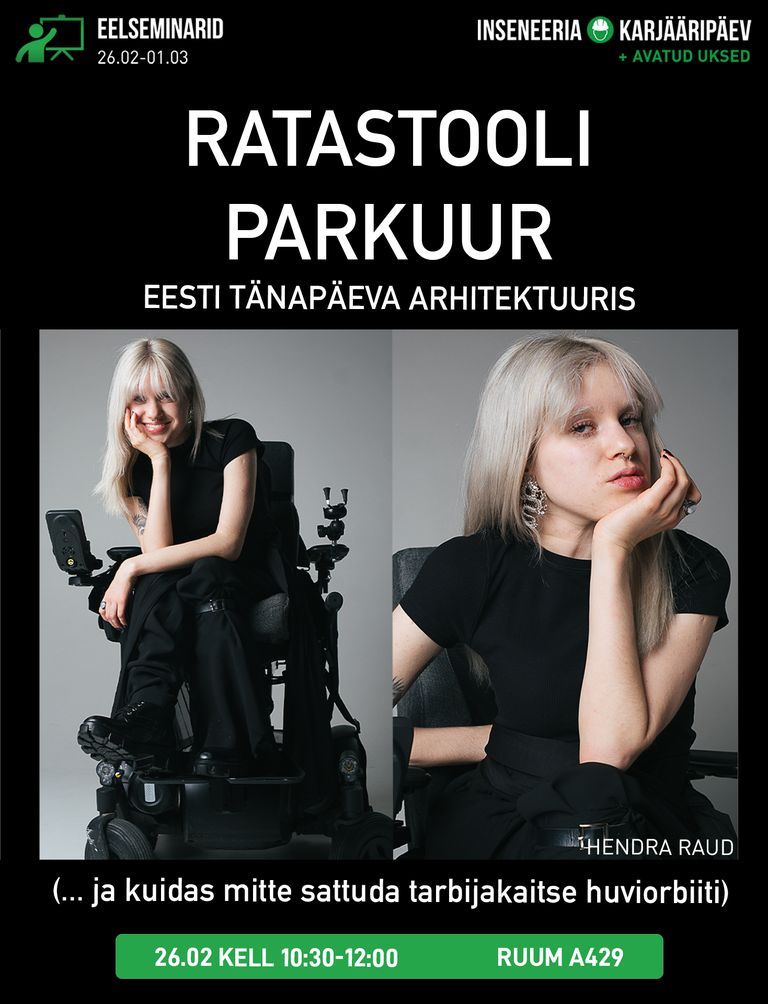 Just selline nägi välja Hendra Raua TKTK seminari poster.