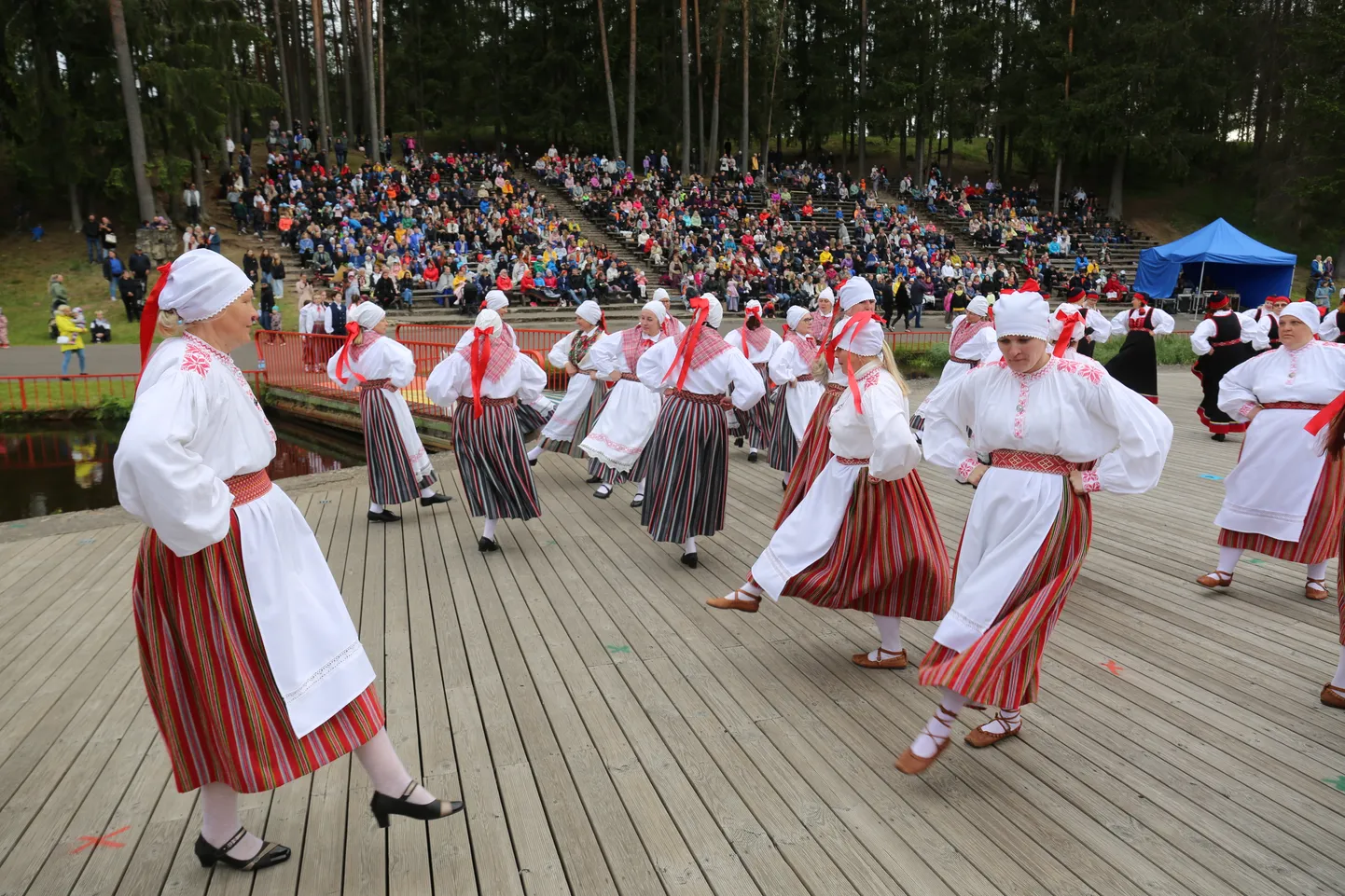 Valgamaa tantsu- ja laulupidu 2023. aastal Valkas.