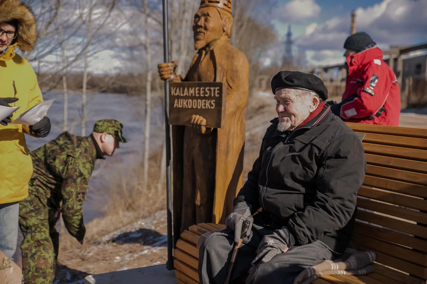 Hans Solli mälestuspingi avamine. Sindi pais