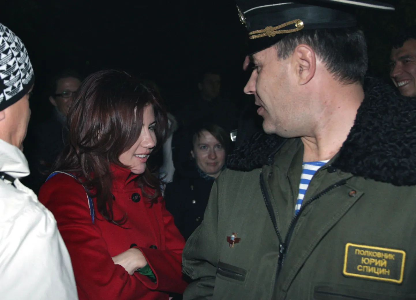 Anna Chapman Baikonuri kosmodroomil.