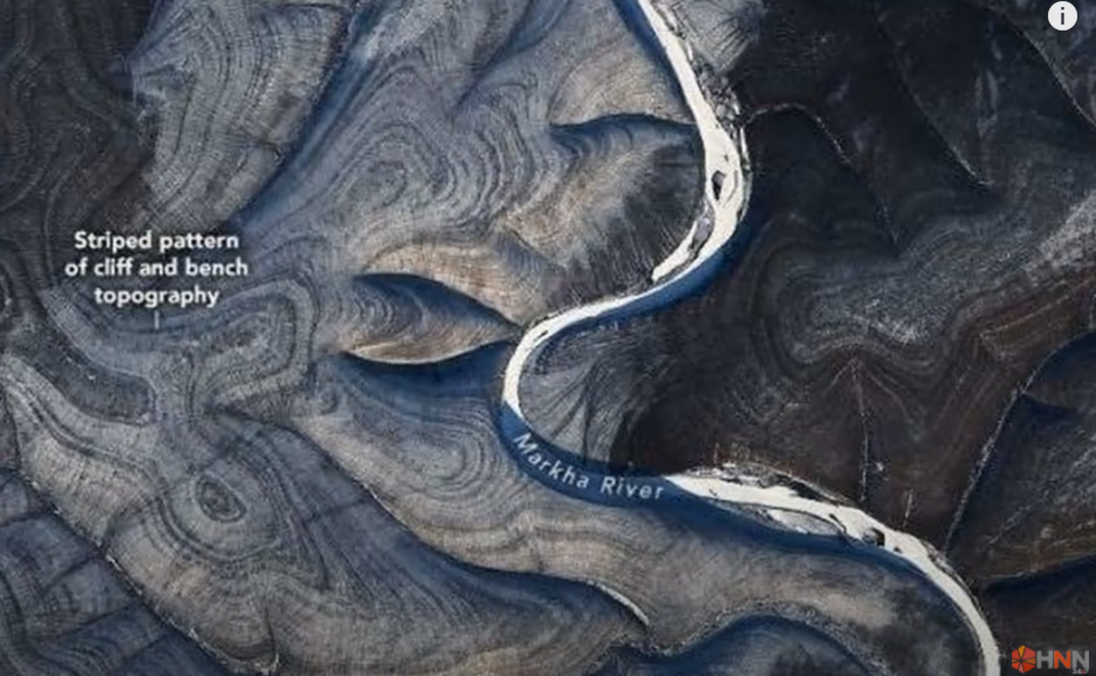 NASA leidis Venemaast Siberist tehtud sateliidifotodelt kummalise maastikumustri