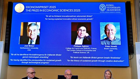 Nobeli majanduspreemia said kolm majanduskasvu uurijat