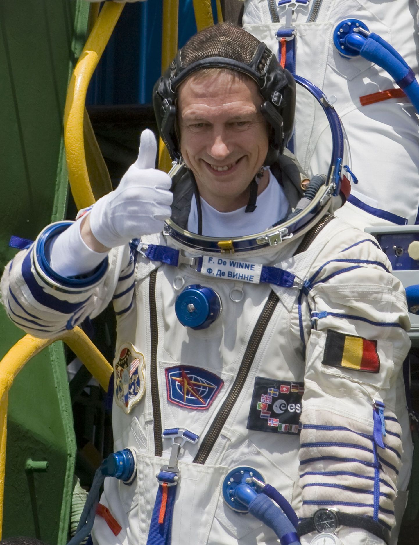 Astronaut Frank De Winne.