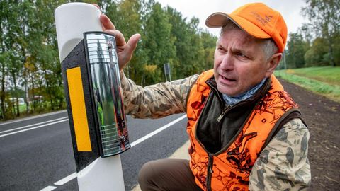 Uuringu järgi on valgusreflektorid päästnud Eesti teedel kümnete loomade elu