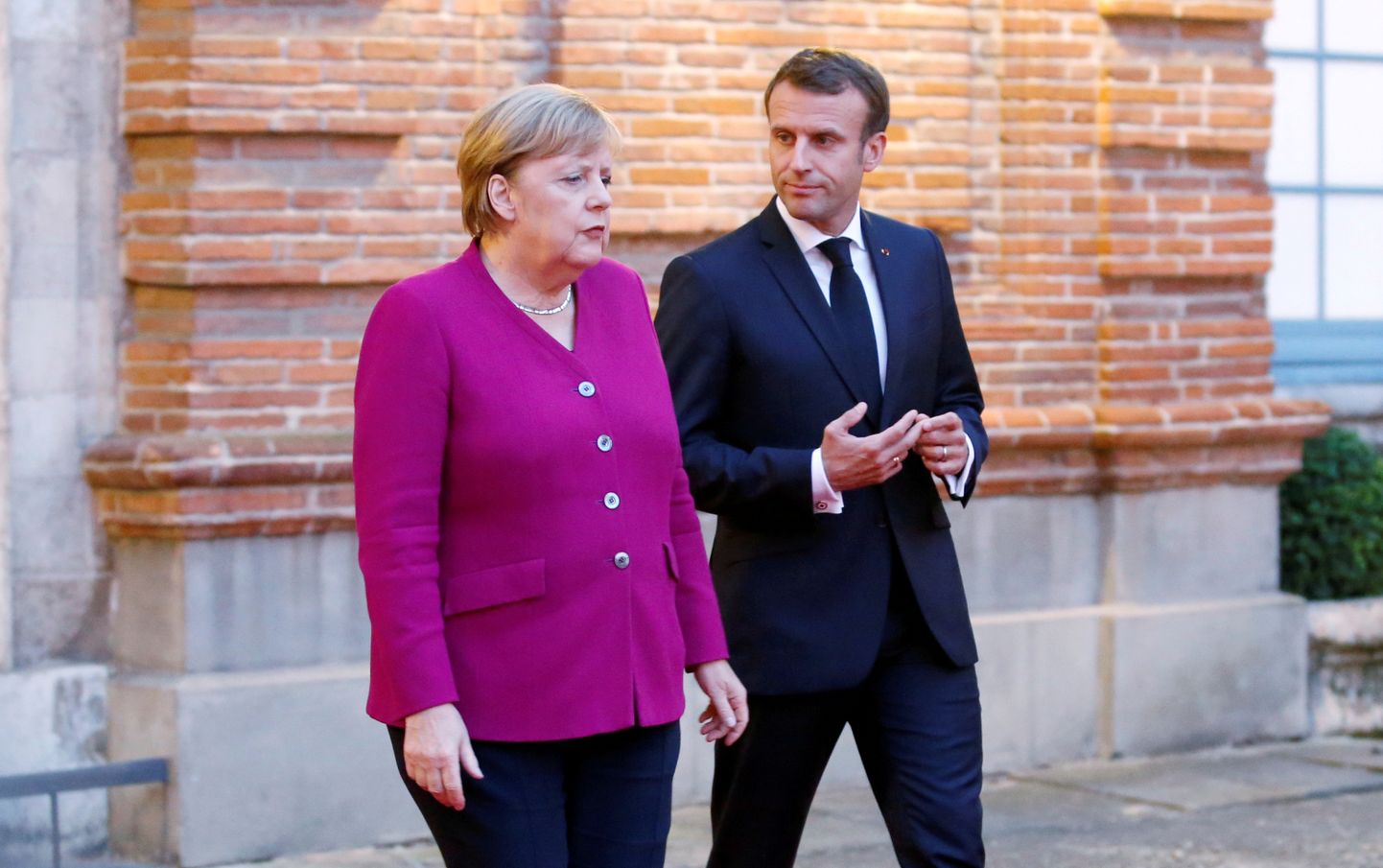 Saksa kantsler Angela Merkel ja Prantsuse president Emmanuel Macron.