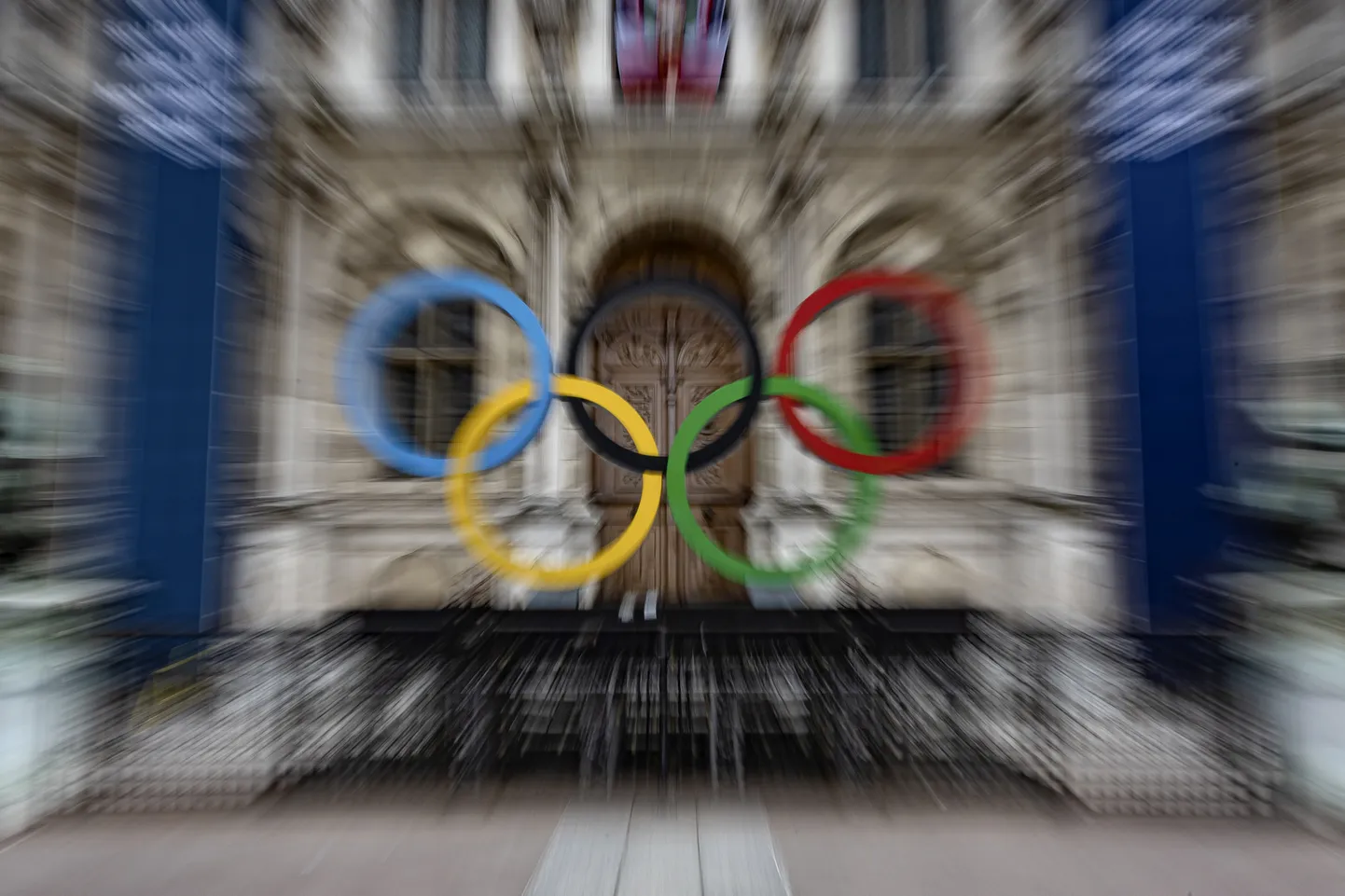 Олимпийские кольца. Иллюстративное фото