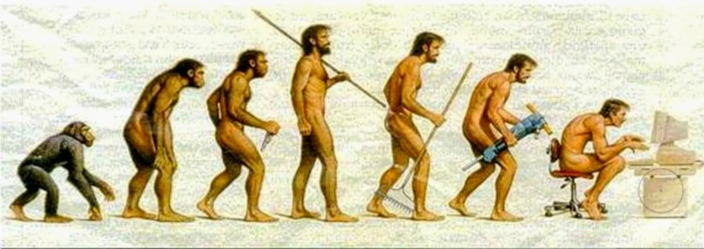 Evolutsioon. Foto on illustratiivne.