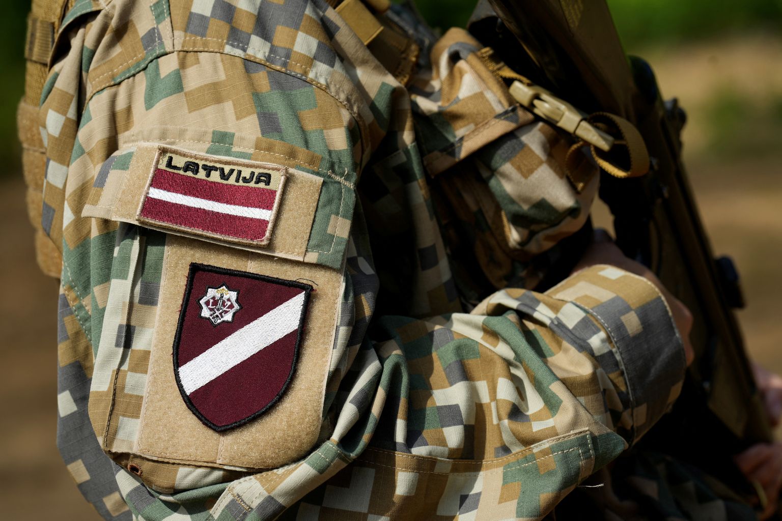 Läti sõdur.