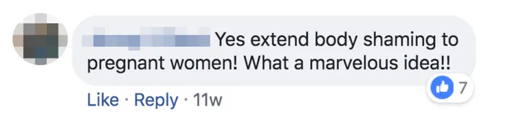 Facebooki kommentaar Sarah pildi all.