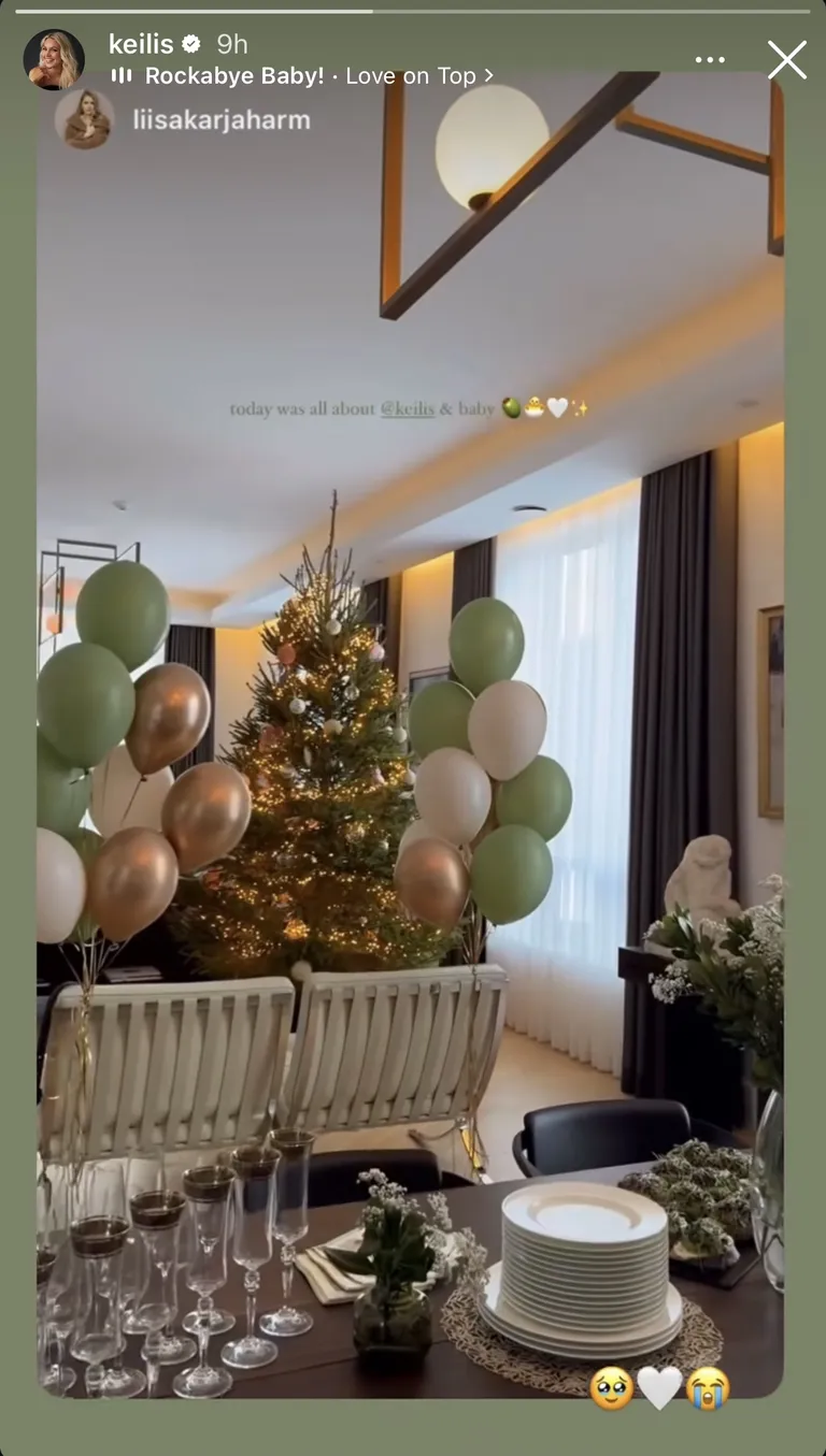 Скриншот публикации Кейли Сюкияйнен в Instagram.