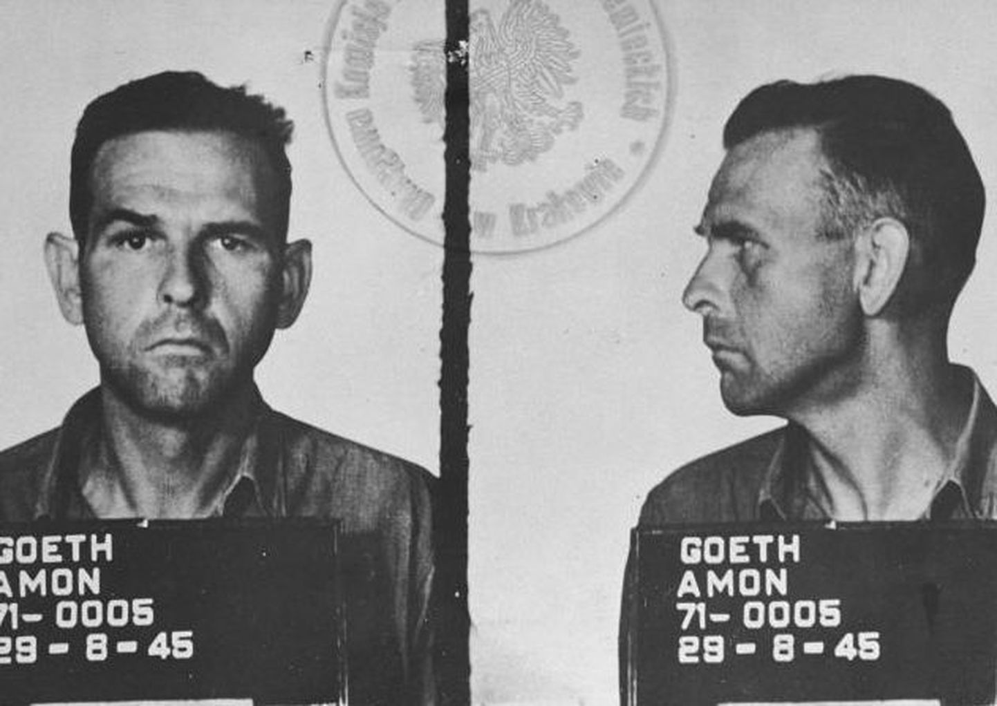 Amon Göth USA sõjavangina 1945. aastal
