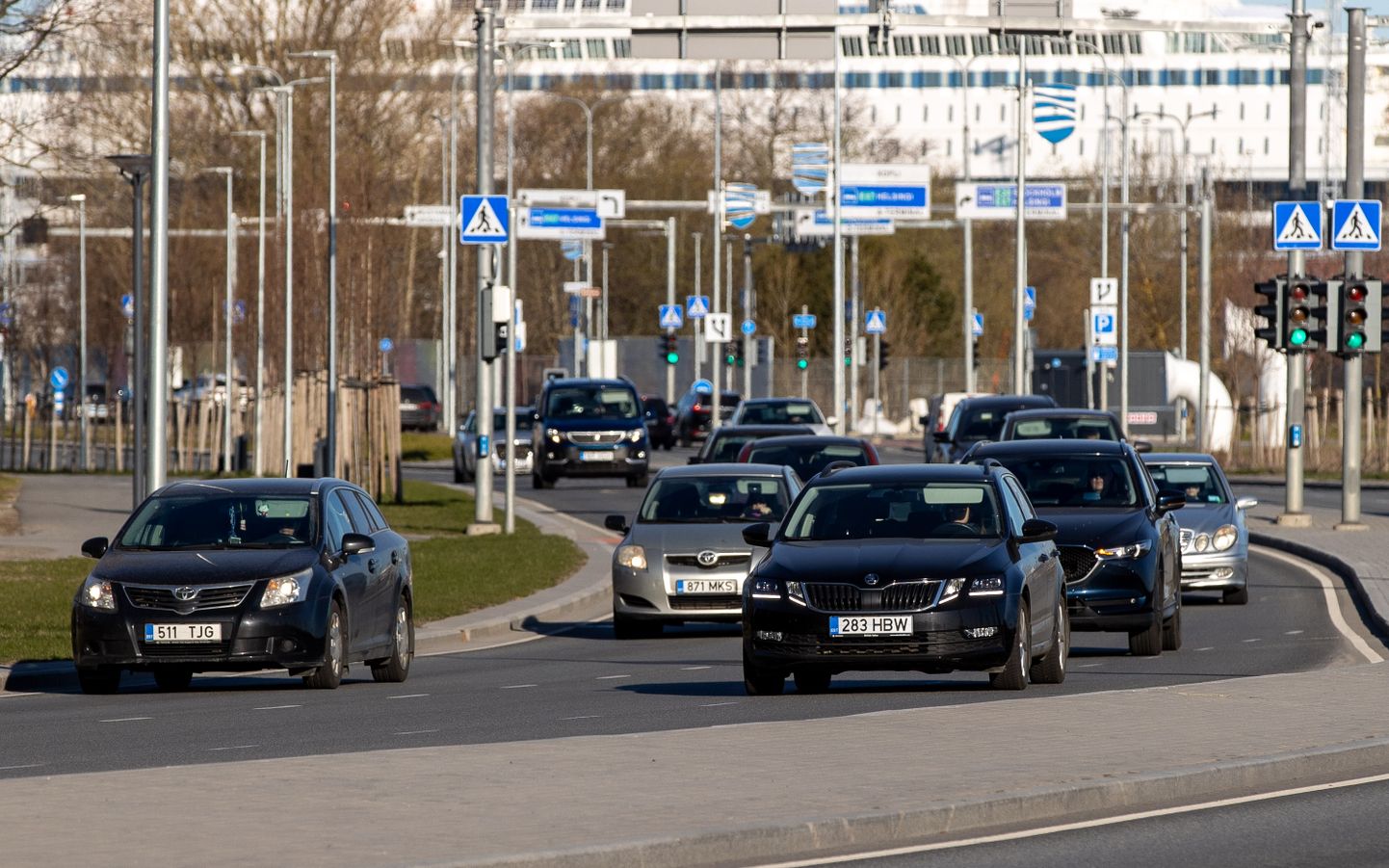 Liiklus Tallinnas.