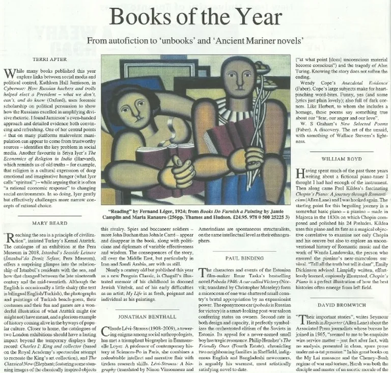 Books of the Year 2018.