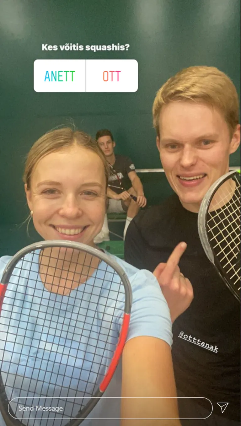 Anett Kontaveit ja Ott Tänak.