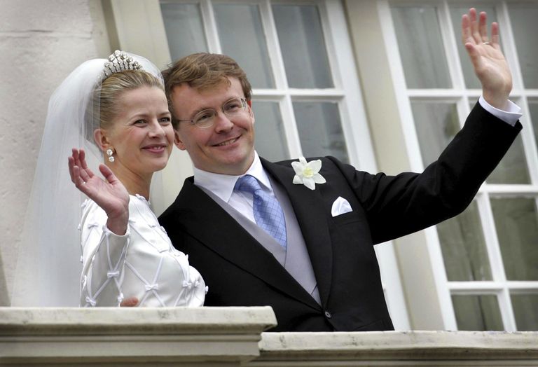 Madalmaade prints Johan Friso ja ta naine Mabel Wisse Smit oma pulmapäeval 24. aprillil 2004