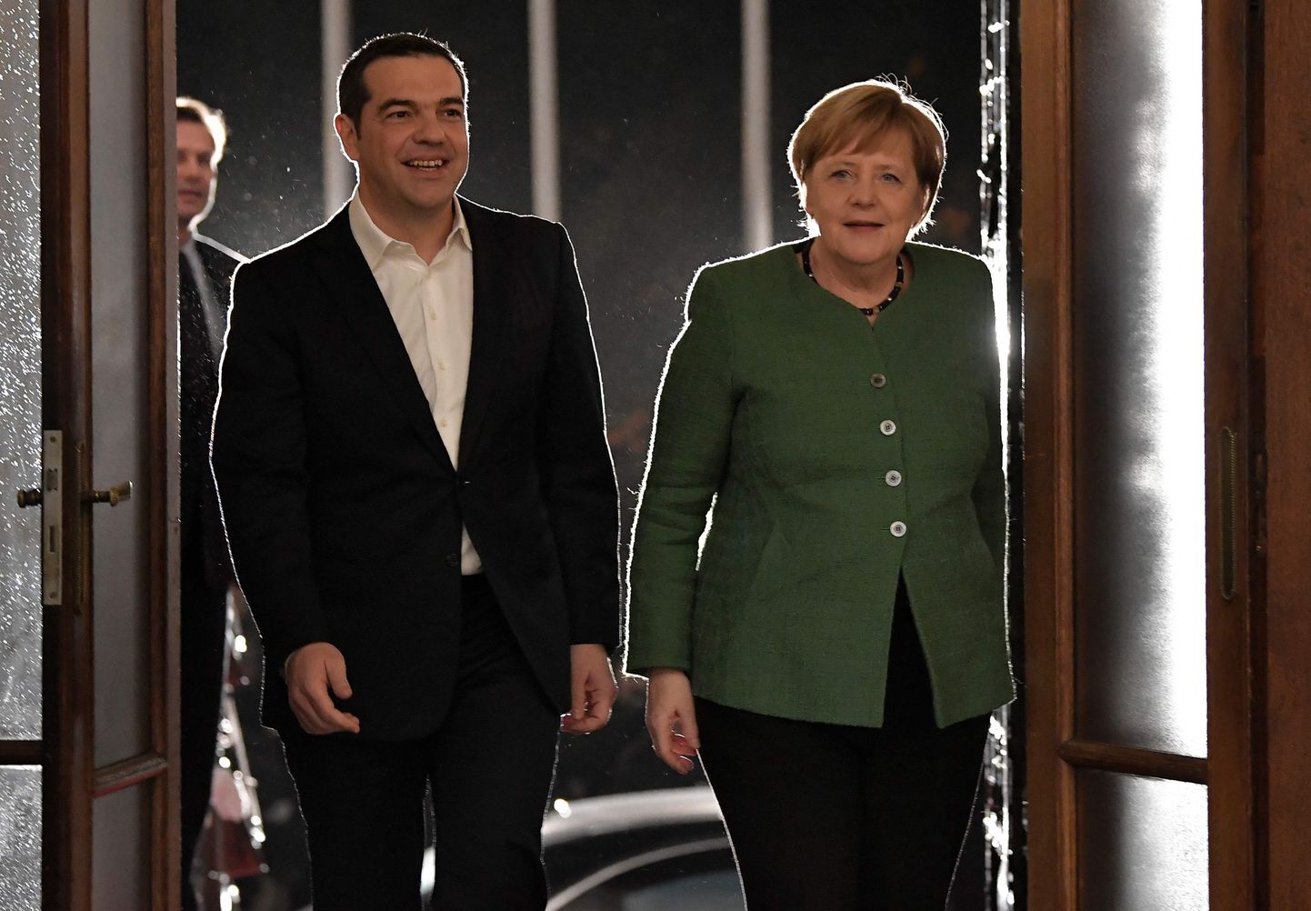 Kreeka peaminister Aléxis Tsípras ja Saksa kantsler Angela Merkel 10. jaanuaril Ateenas.