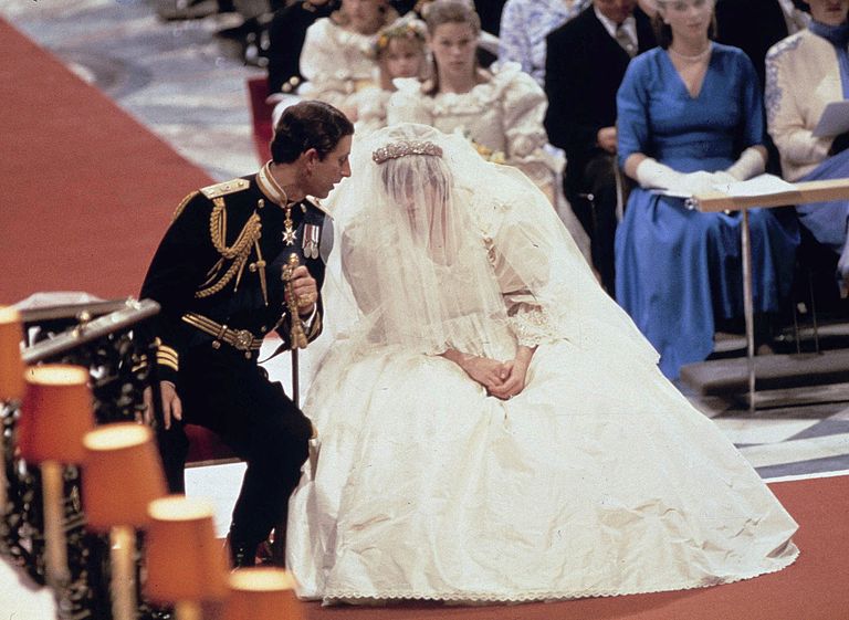 Prints Charles ja printsess Diana oma laulatusel 29. juulil 1981