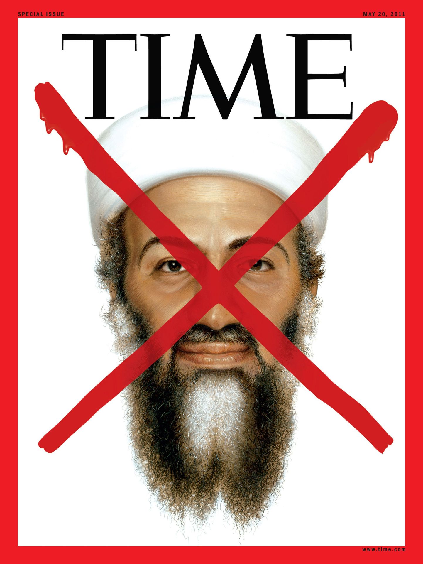 Ajakirja Time esikaas bin Ladeni pildiga.