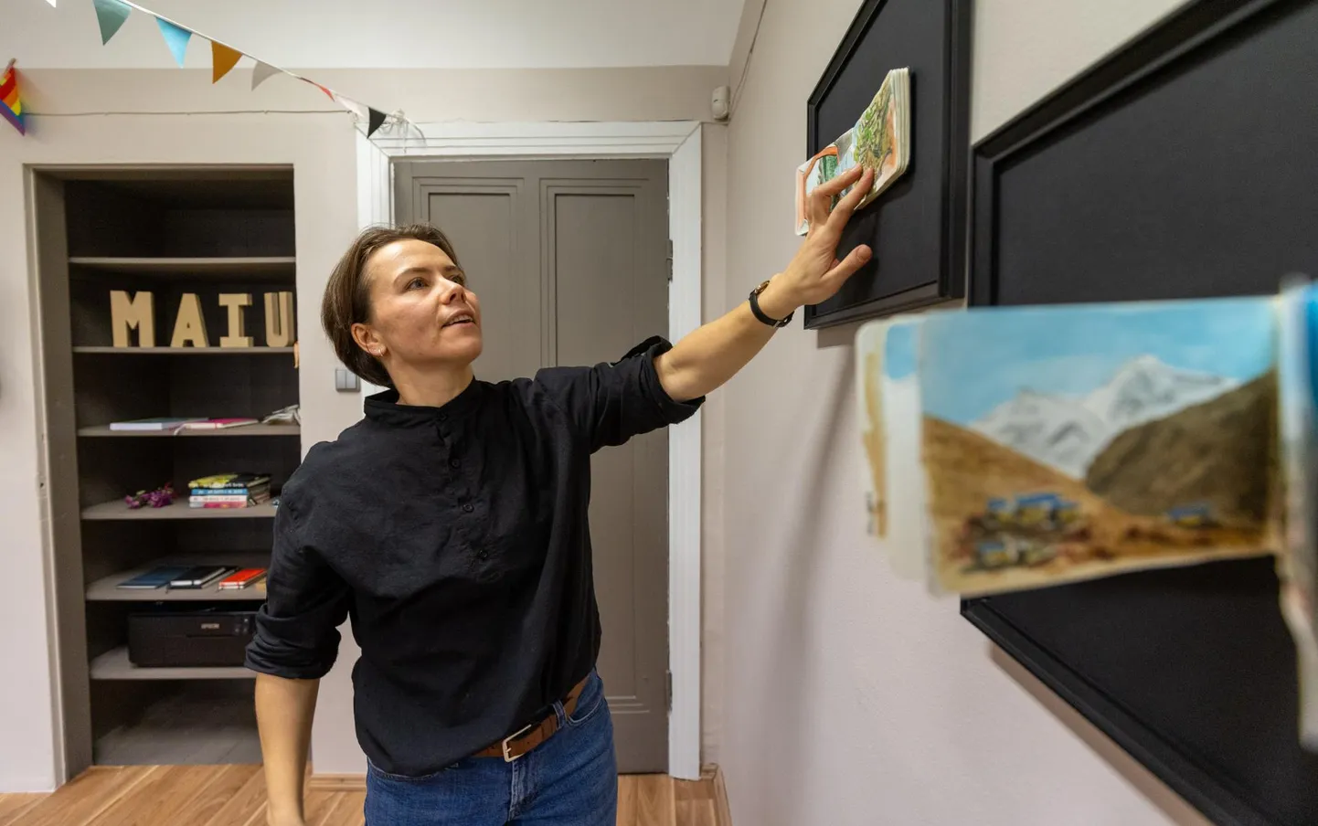 Tartu loomemajandus-keskuse teisel korrusel avas Maiu Lünekund kunstistuudio, kus saab näha tema arengut kunstnikuna.