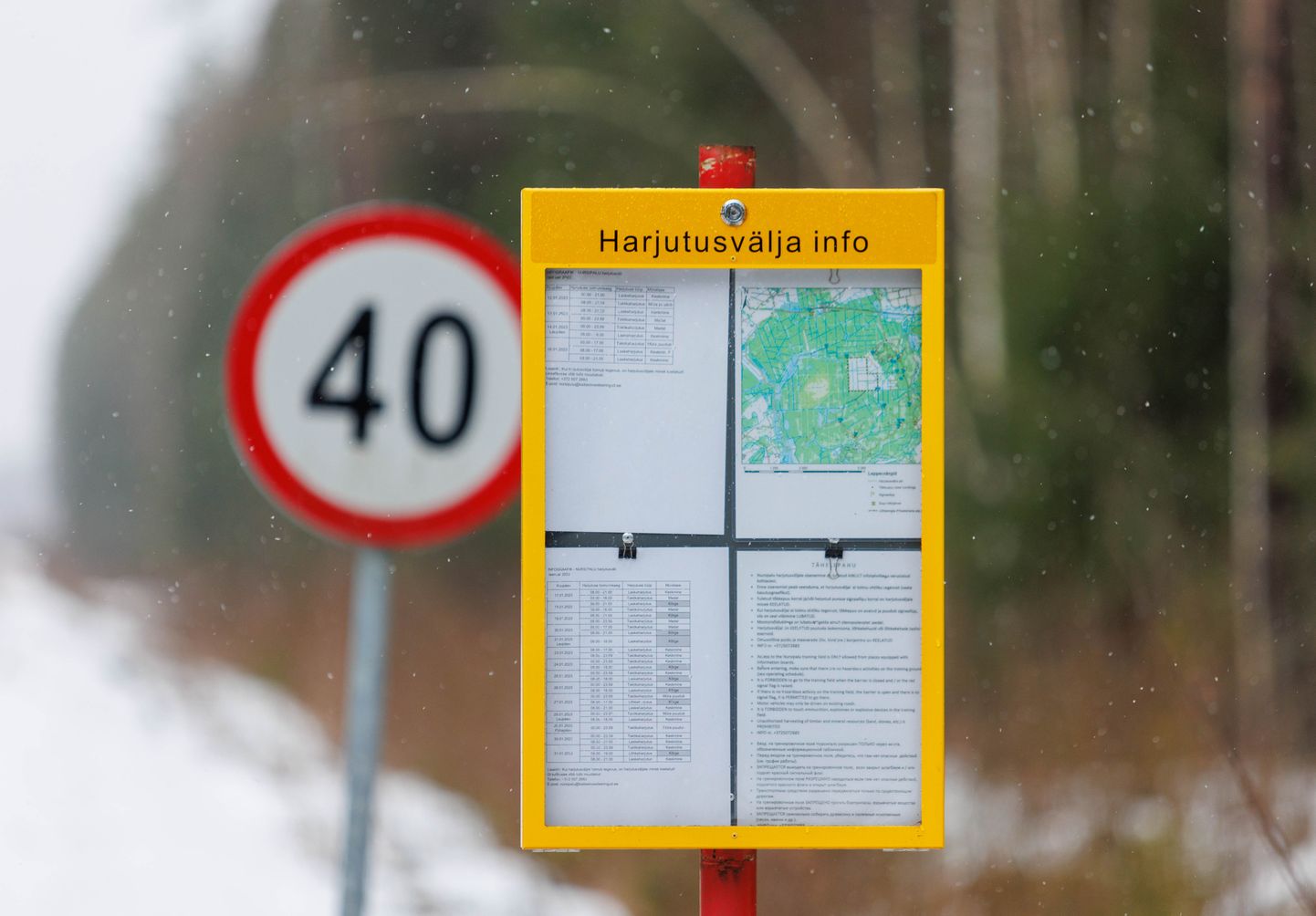 Kaitseväe Nursipalu harjutusväli Võrumaal. Infotahvel

Foto Arvo Meeks, Lõuna-Eesti Postimees