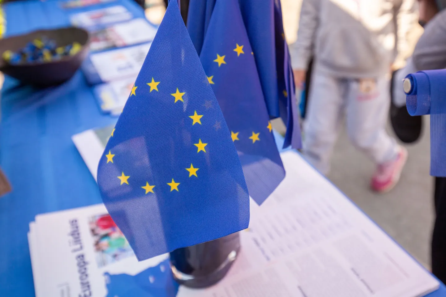 Euroopa Päeva tähistamine Paide kesklinnas. Pilt on illustratiivne.