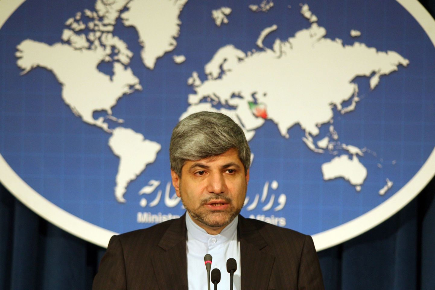 Iraani välisministeeriumi pressiesindaja Ramin Mehmanparast.