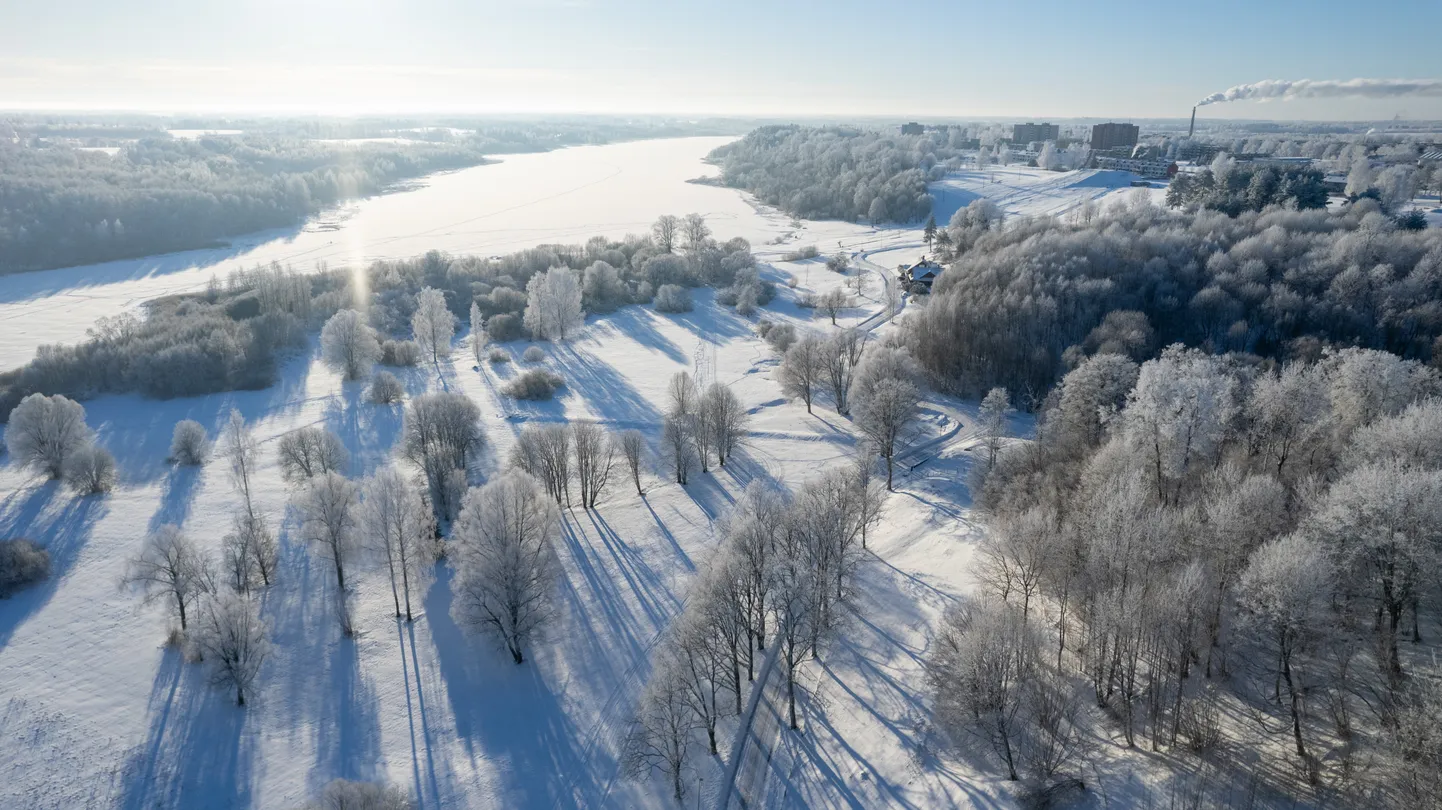 Мороз в Эстонии.