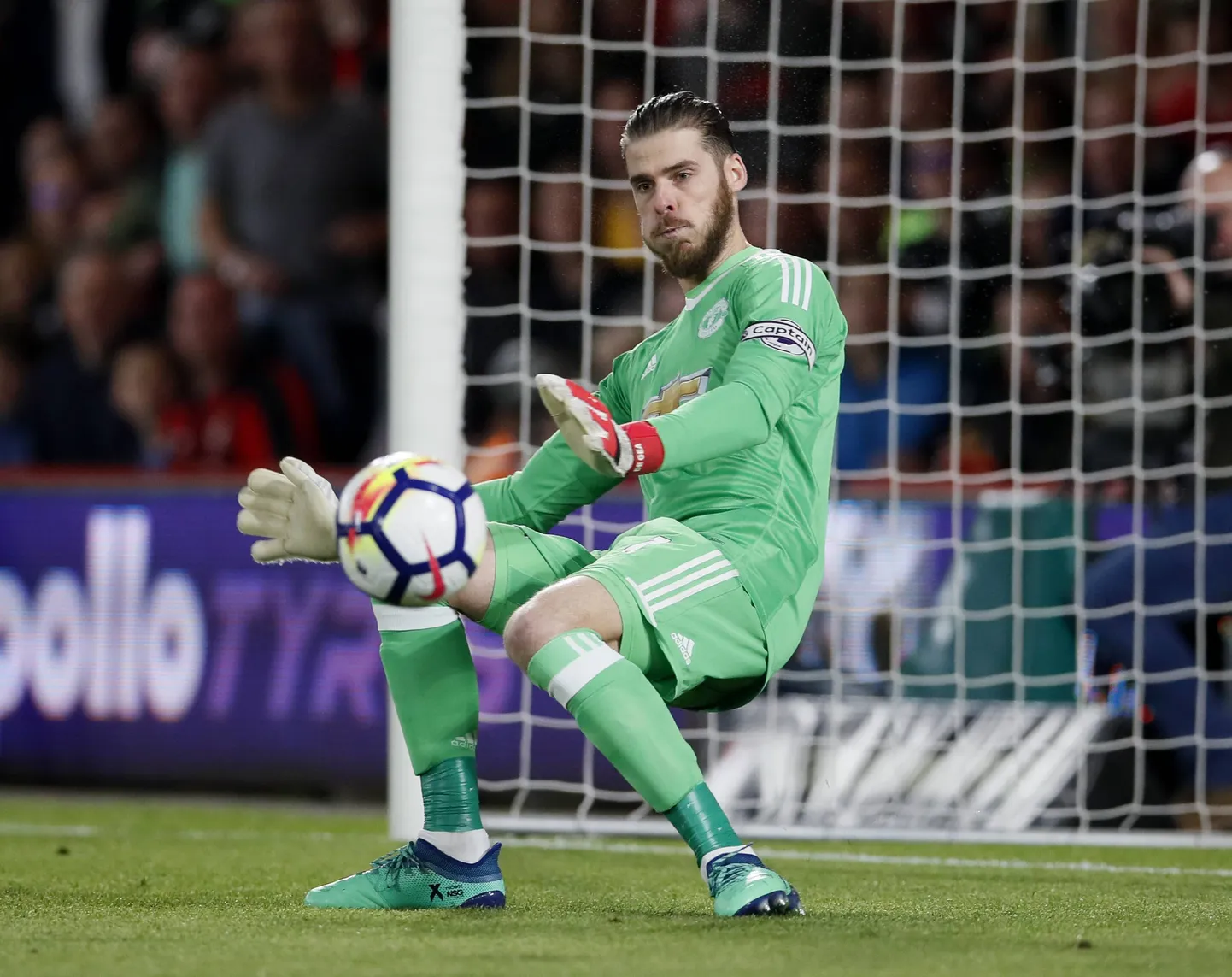 Manchester Unitedi väravavaht David de Gea.