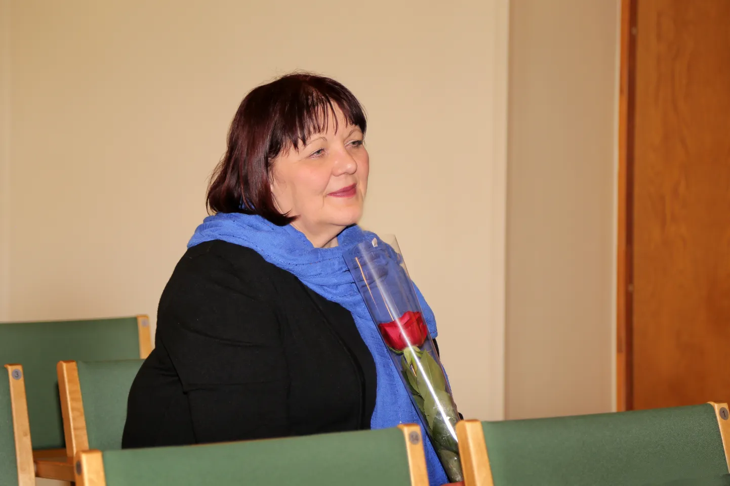 Jõgeva kooliteatri Liblikapüüdja eestvedaja, Betti Alveri luulepäevade korraldaja Lianne Saage-Vahur.