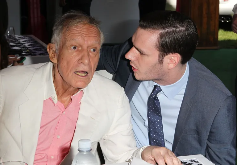 Hugh Hefner ja Cooper Hefner