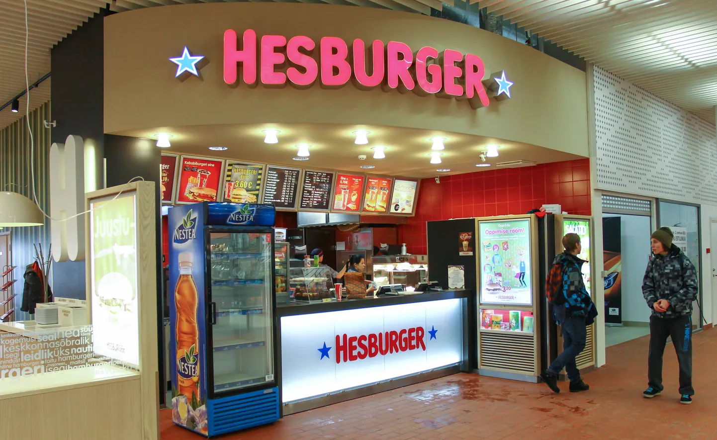 Hesburger Viljandi Uku Keskuses.