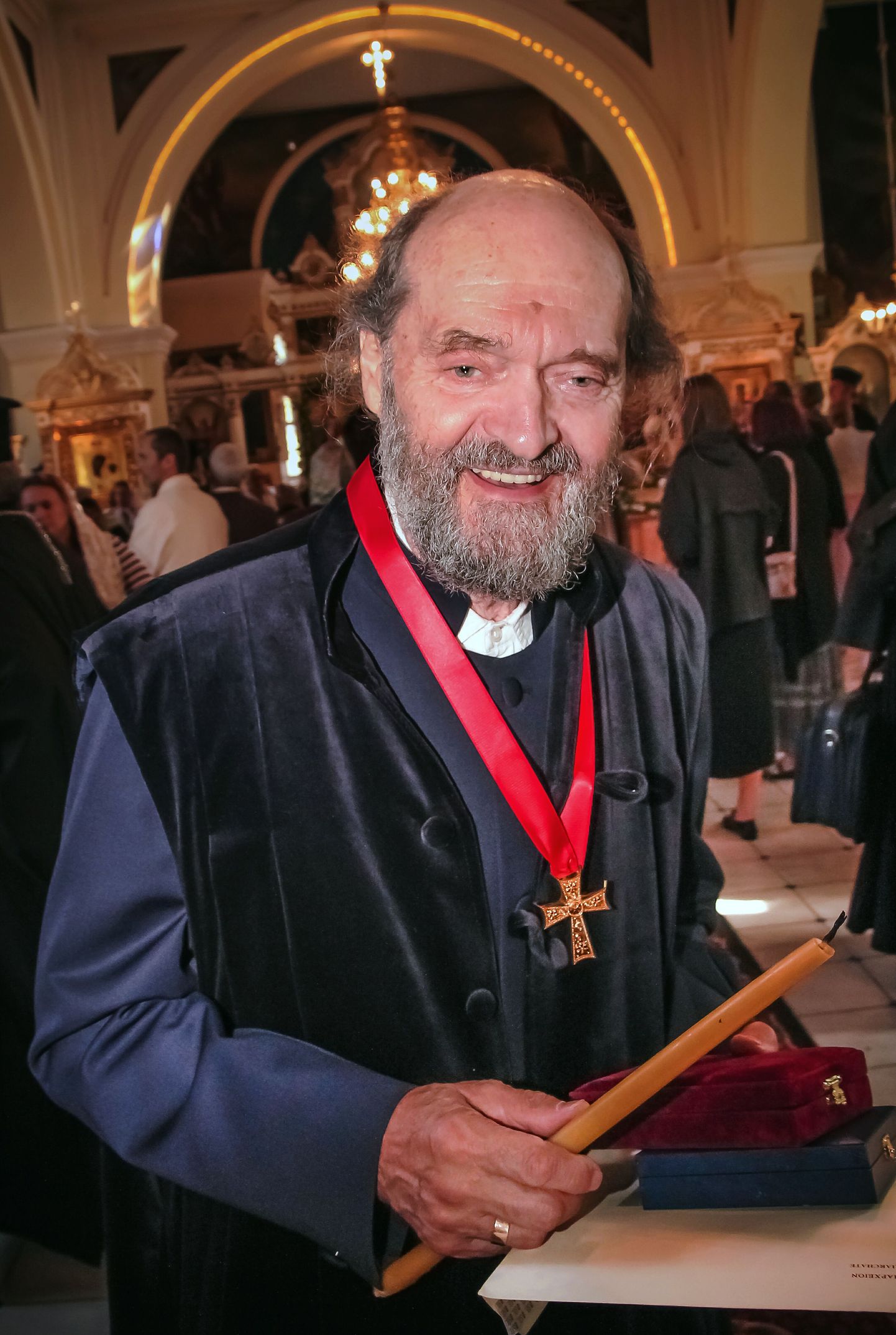 Maestro Arvo Pärt sai patriarh Bartolomeuse poolt kõrge tunnustuse osaliseks.