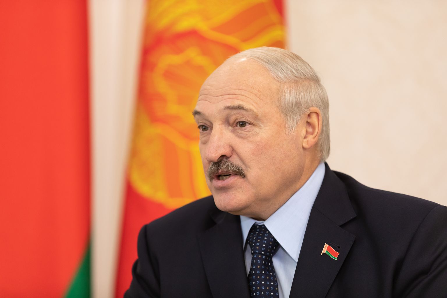 The authoritarian leader of Belarus, Alexander Lukashenko.