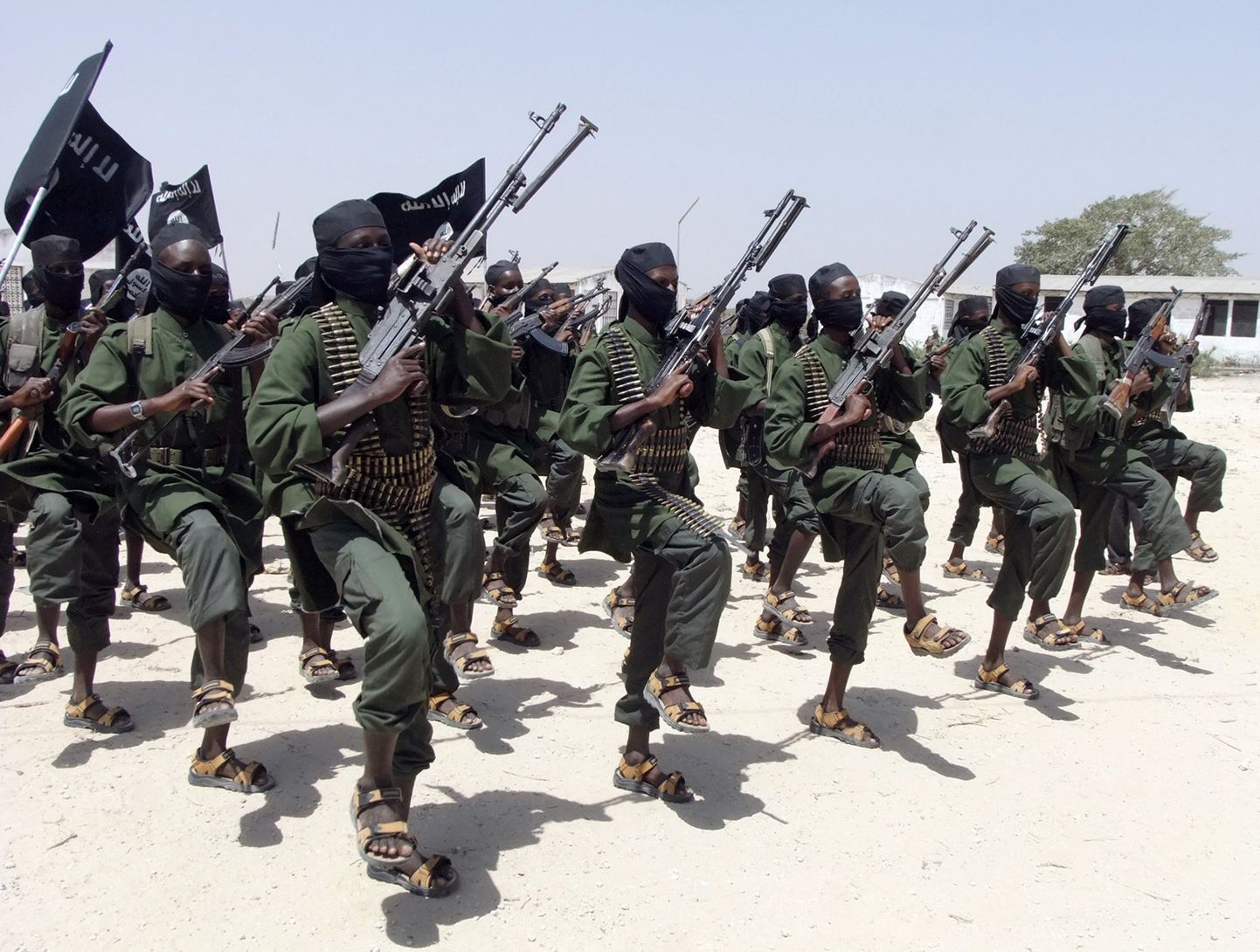 Al-Shabaabi terroristid.